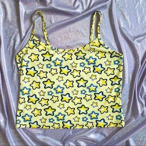 Vintage Y2K 2000’s Star Cropped Tank Top